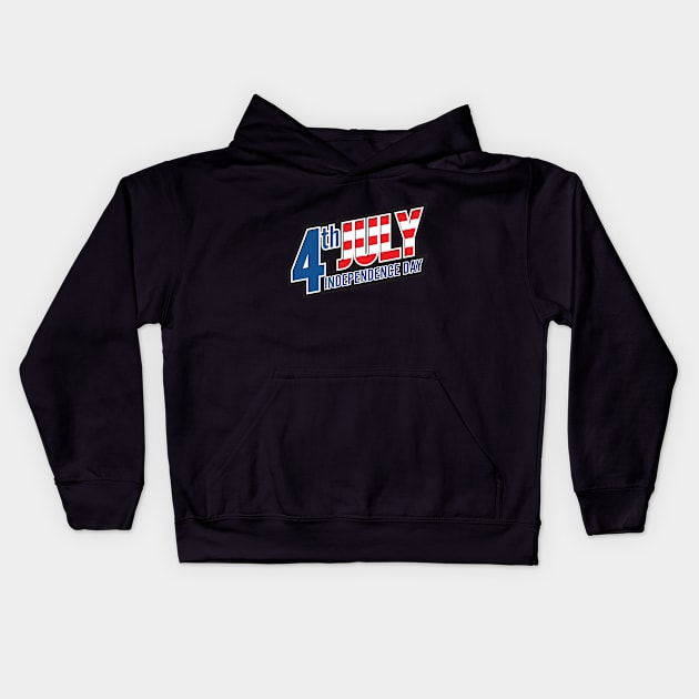 july 4th Kids Hoodie by Mdath